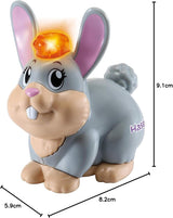 Vtech Tip Tap Babydyr - Kanin - Interaktivt legetøj med lys og musik til fantasifuld rolleleg - For børn i alderen 1-5 år Bebe Toys Naty Shop