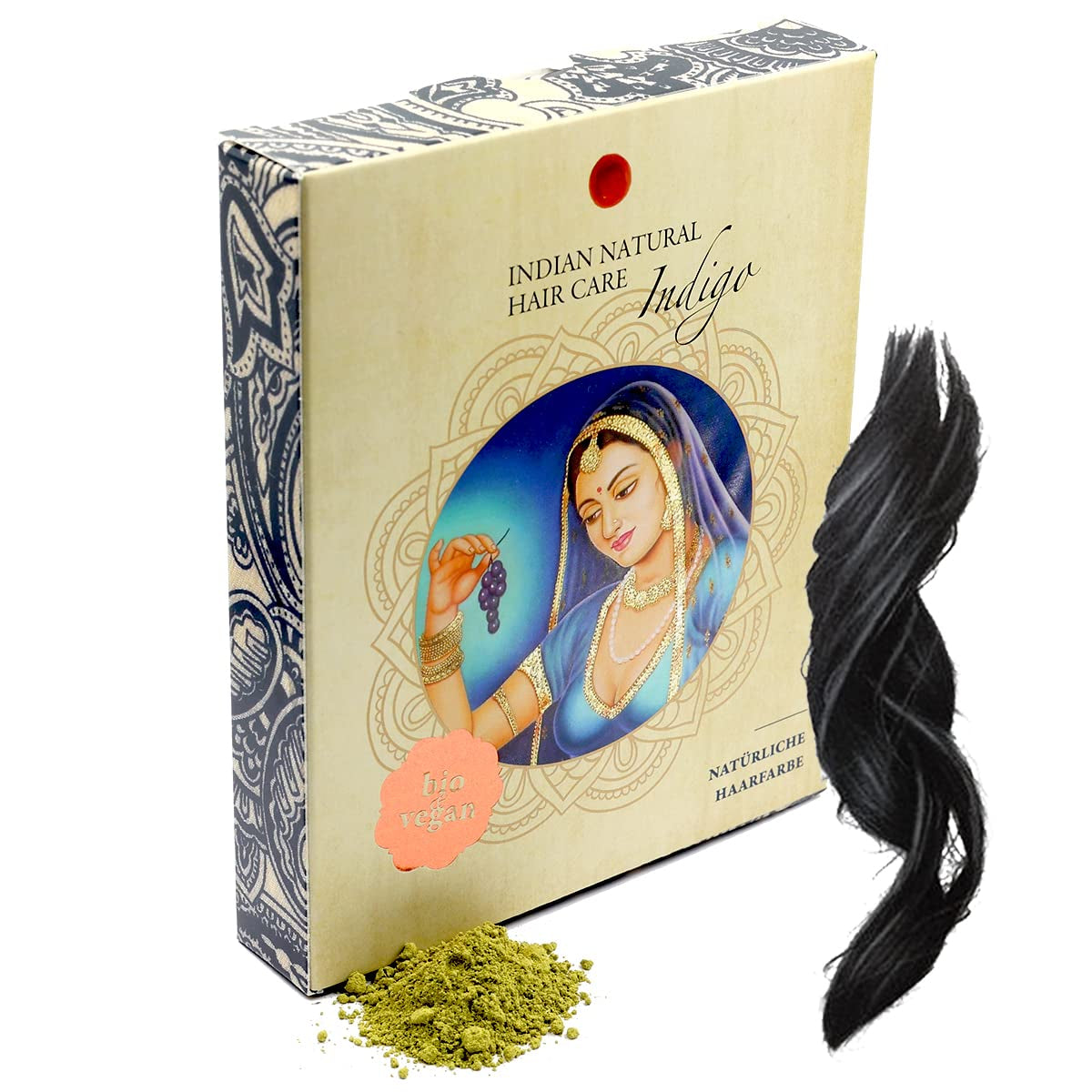 Indigo - Sort - Naturlig hårfarve - Pulver - 200g Hårfarve Naty Shop Standardtitel