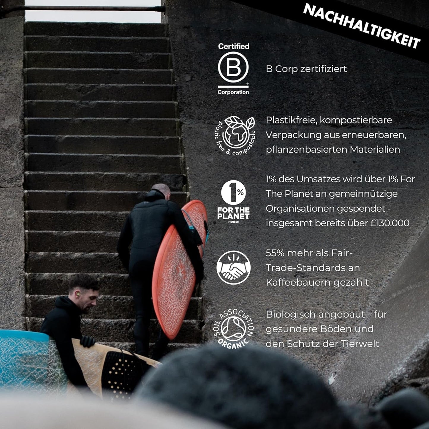 EXHALE Bio GANZE BOHNEN – Dunkel Gerösteter Kaffee – 450g Packung – Mykotoxinfrei & Geeignet für Bulletproof Coffee – Single Origin og 100% Arabica Bohnen