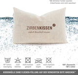 Swiss stone pine familie schweizisk stone pine pude Simpelthen himmelsk drømmende 30X20 cm, træ, naturlig, 1 stk (1 pakke) Naty Shop standard puder