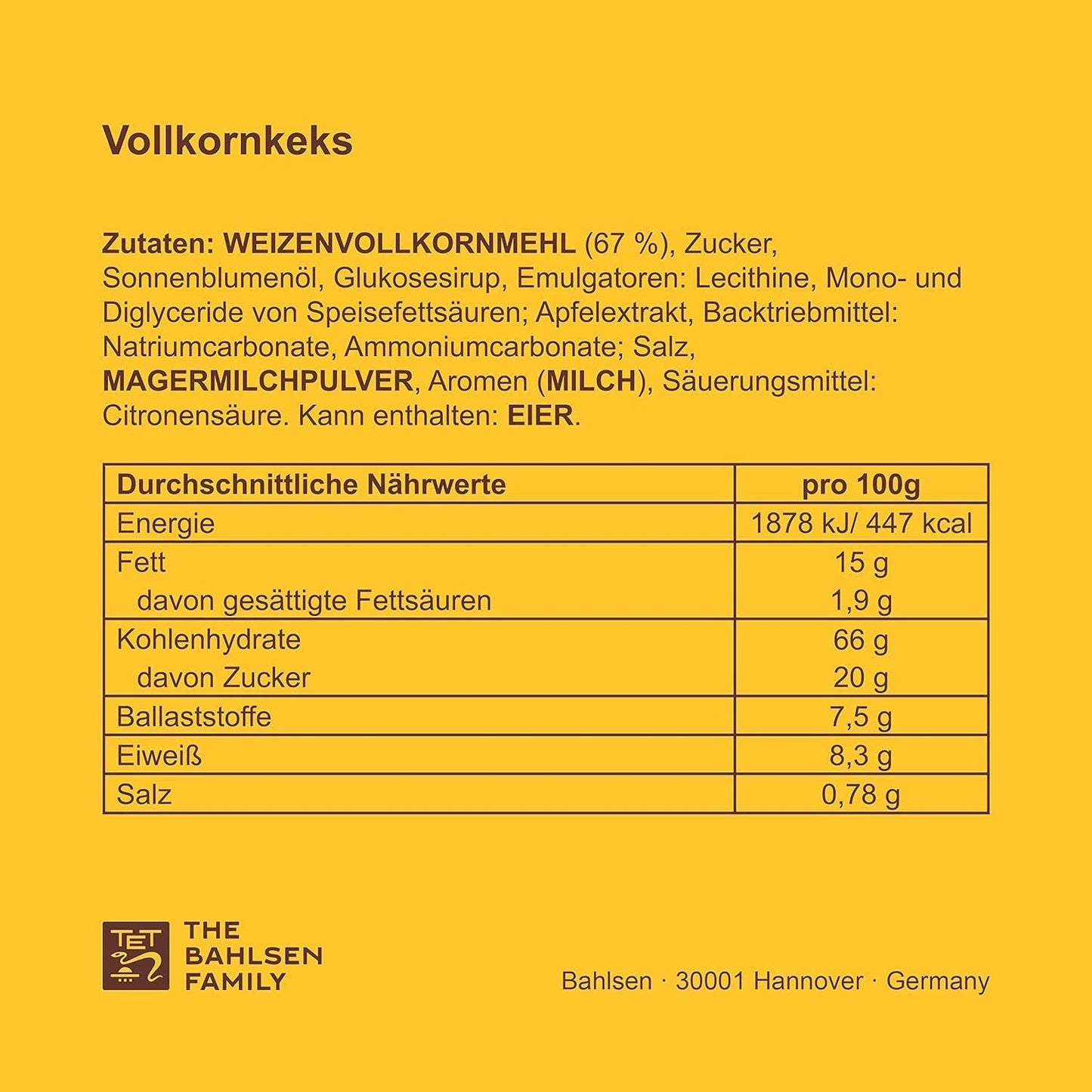LEIBNIZ fuldkornskiks, 200 g, sprøde fuldkornskiks 100% (1 x 200g)