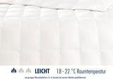Irisette Nora dundyne Let sommerdyne med 100% bomuldsbetræk, 100% klasse I dunfyld, 135 X 200 cm, Øko-Tex certificeret, produceret efter den tyske kvalitetsstandard Dyner og dyner Naty Shop