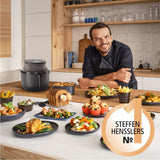 Philips Airfryer 3000 Series 6.2L, Madlavningsvindue, 16 tilberedningsfunktioner i 1, Rapidair plus-teknologi, Fedtfjernelse, Opskriftsapplikation Homeid Appliances Naty Shop