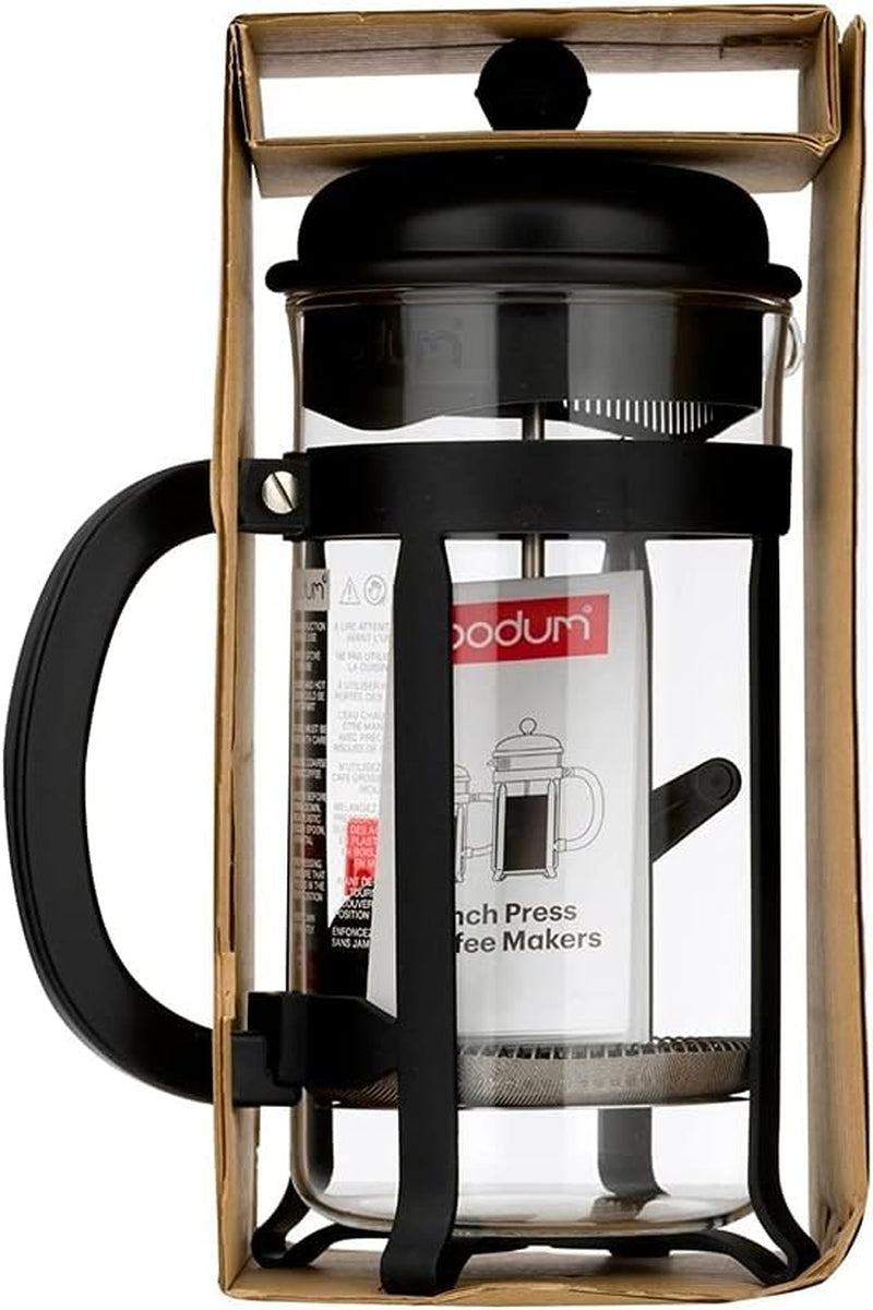 Bodum 1908-01 Java kaffemaskine, 8 kopper, 1 L, flerlags, sort, 10,6 x 16,3 x 24,5 cm, 6 stk.