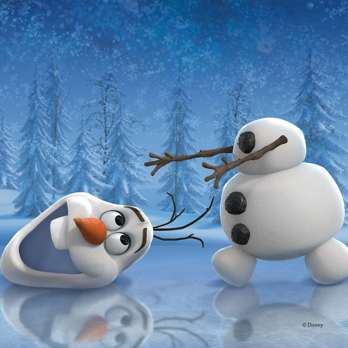 Ravensburger børnepuslespil - 09264 Adventures in Winterland - puslespil til børn over 5 år, Disney Frozen puslespil med 3X49 brikker Puzzle Naty Shop