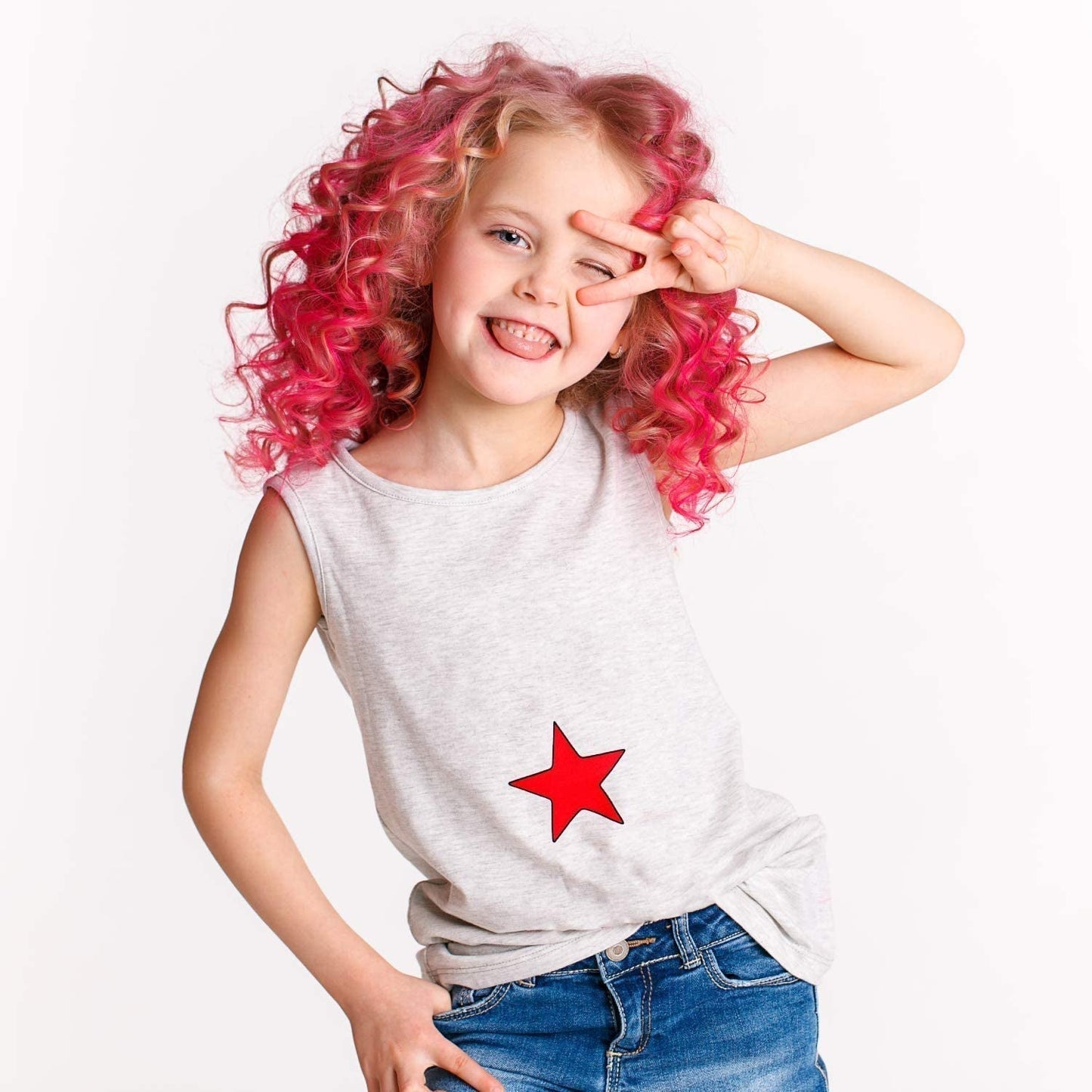 Desire Deluxe hårkridtgaver til piger, hårkridt til hårfarvelegetøj til jul, 10 vaskbare hårfarvepenne til karneval, 3 4 5 6 7 8 9 11 år gamle hårfarve Naty Shop