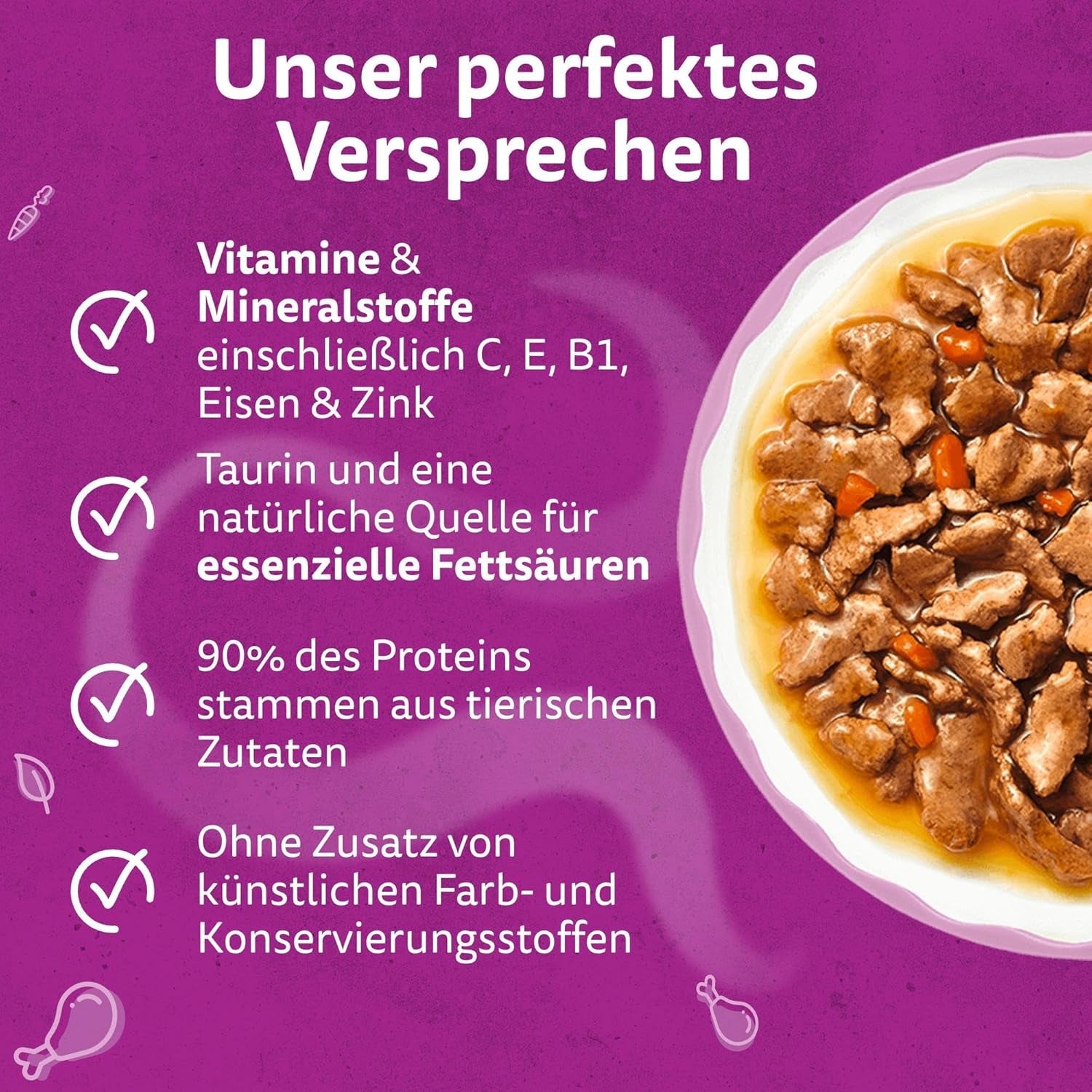 WHISKAS Våd aromatisk kattefoder i sauce 40 x 85g Udvalg af fisk