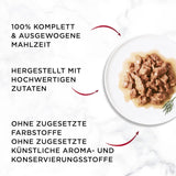 Gourmet Mon Petit Intense Wet Cat Food, fjerkrævariant, pakke med 8 (8 x 6 poser á 50 g hver)