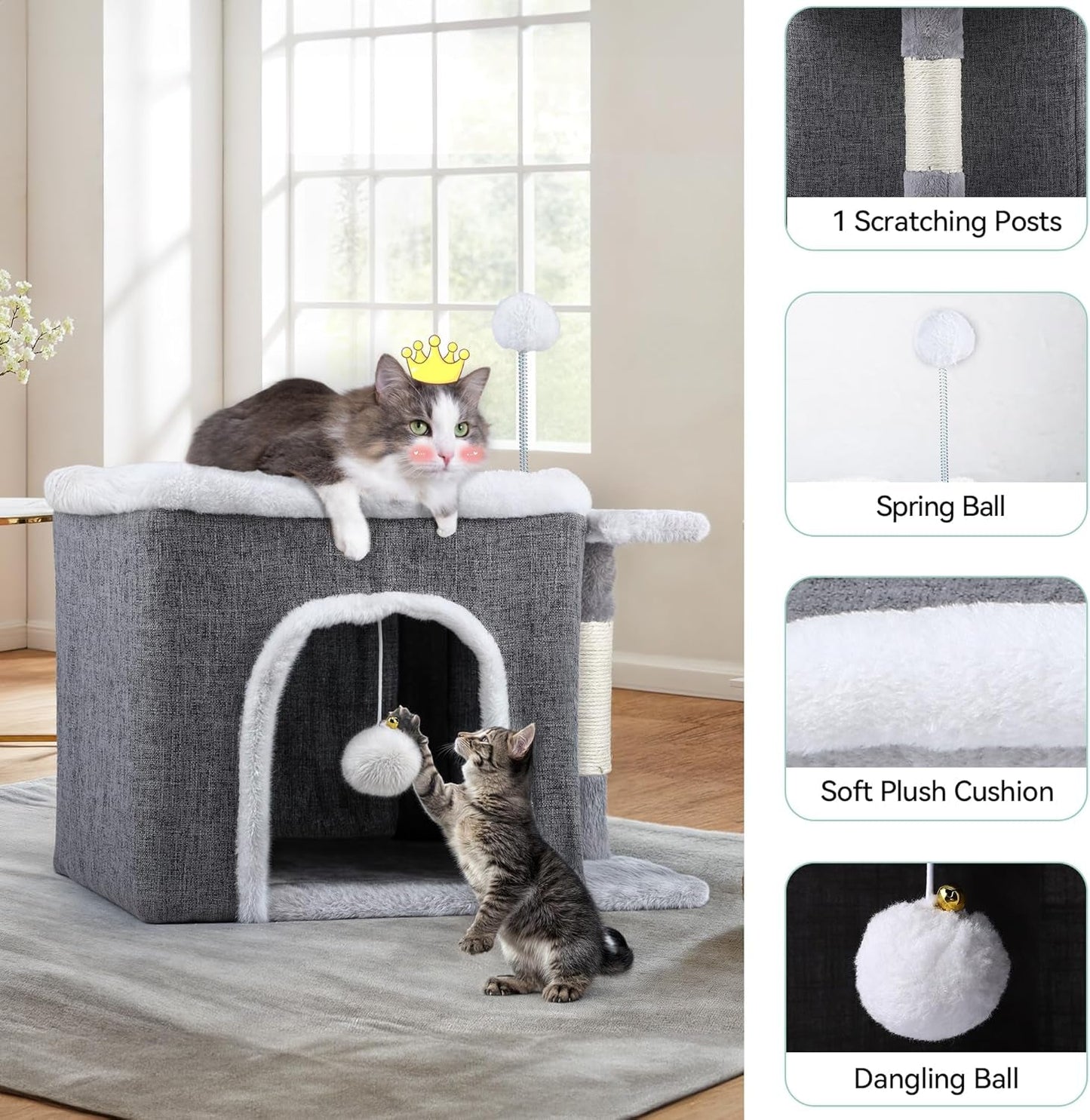 Tæpper og møbler, kæledyr, huler og huse, katte, senge til katte, katte - senge, madrasser