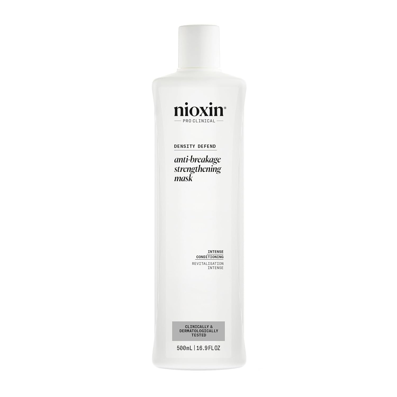 Nioxin Density Defend Anti-Breakage Strengthening Hair Mask - Fugtgivende hårmaske mod hårbrud, leave-in hårpleje med vitamin C Hårmaske Naty Shop 500 Ml (1 pakke)