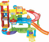 Vtech TUT TUT Baby Flitzer - Parkeringshus, farverig, 66,6 x 75,3 x 45,1 cm & TUT TUT Baby Flitzer - Brandbil - legetøjsbil med musik, lysknap, sætninger og interessante lyde Bebe Toys Naty Shop