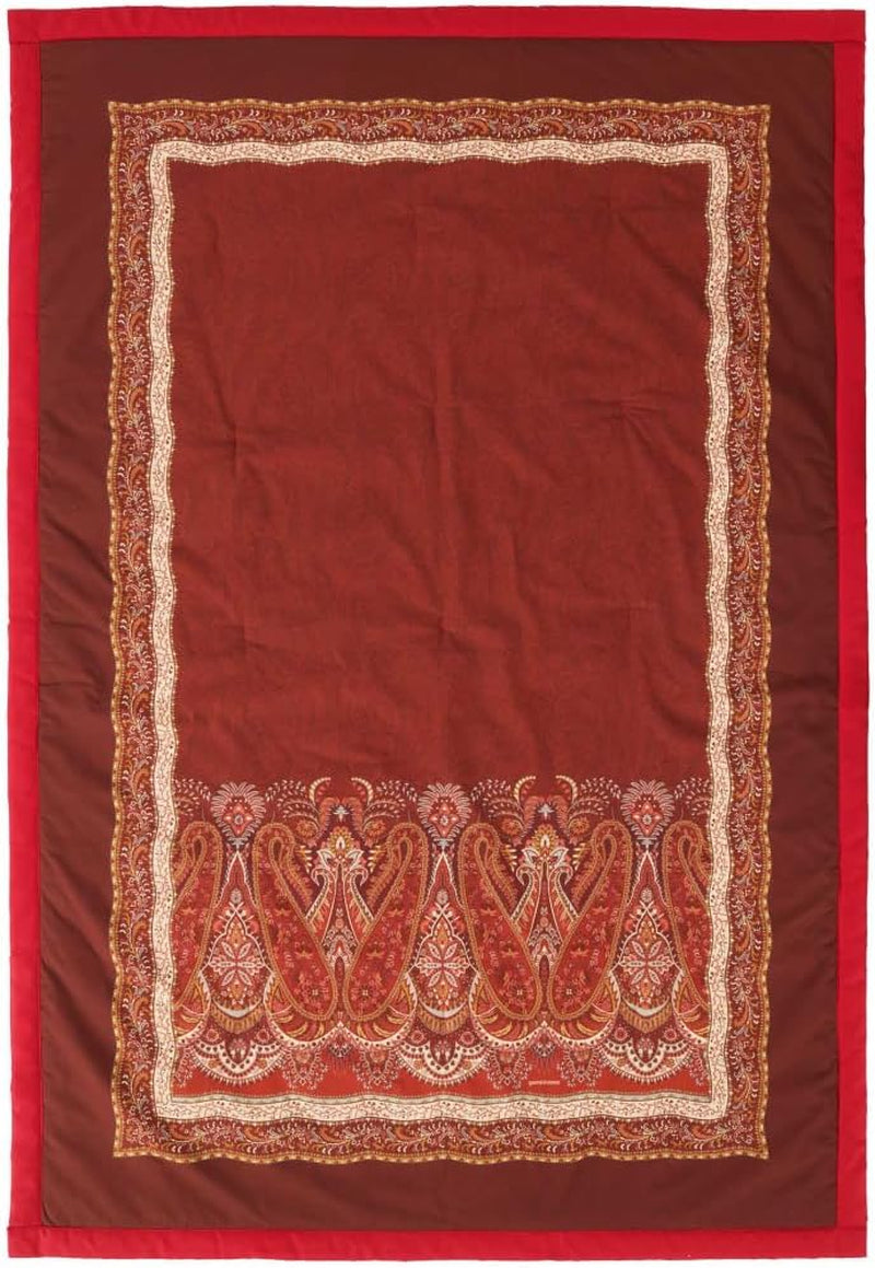 BASSETTI ternet bomuld SABBIONETA farve BLÅ B3 str. 135X190 Dyner og dyner Naty Shop Bordeaux 135X190