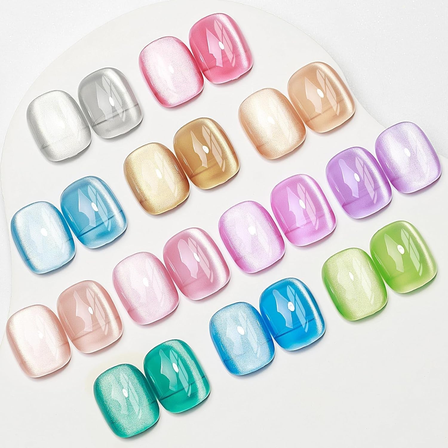 SUPWEE 5 i 1 Neglemagnetværktøj, Pink Cat Eye Magnet Für Nägel Multifunktions Magnetstift DIY Magic 3D Magnet Stick Pen Sæt Nail Art Magnet Stick Für Nail Art Diy-Zubehör