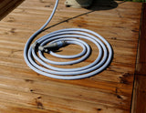 Haveslange kan forlænges op til 7,5 meter, 1/2" (12,5 mm), med håndbruser og 8 funktioner, Idroeasy