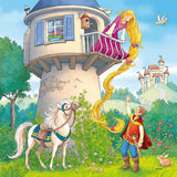 Ravensburger Puslespil til børn - 08051 Rapunzel, Rødhætte og Frøkongen - Puslespil for børn på 5 år og ældre, med 3X49 brikker Puslespil Naty Shop