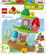 LEGO DUPLO træ til balancering og stabling, udviklingslegetøj, byggesæt til børn fra 18 måneder, kreativt legetøj til børn, pædagogisk legetøj med 2 legetøjsfugle 10440 Byggesæt Besuche den LEGO-Store