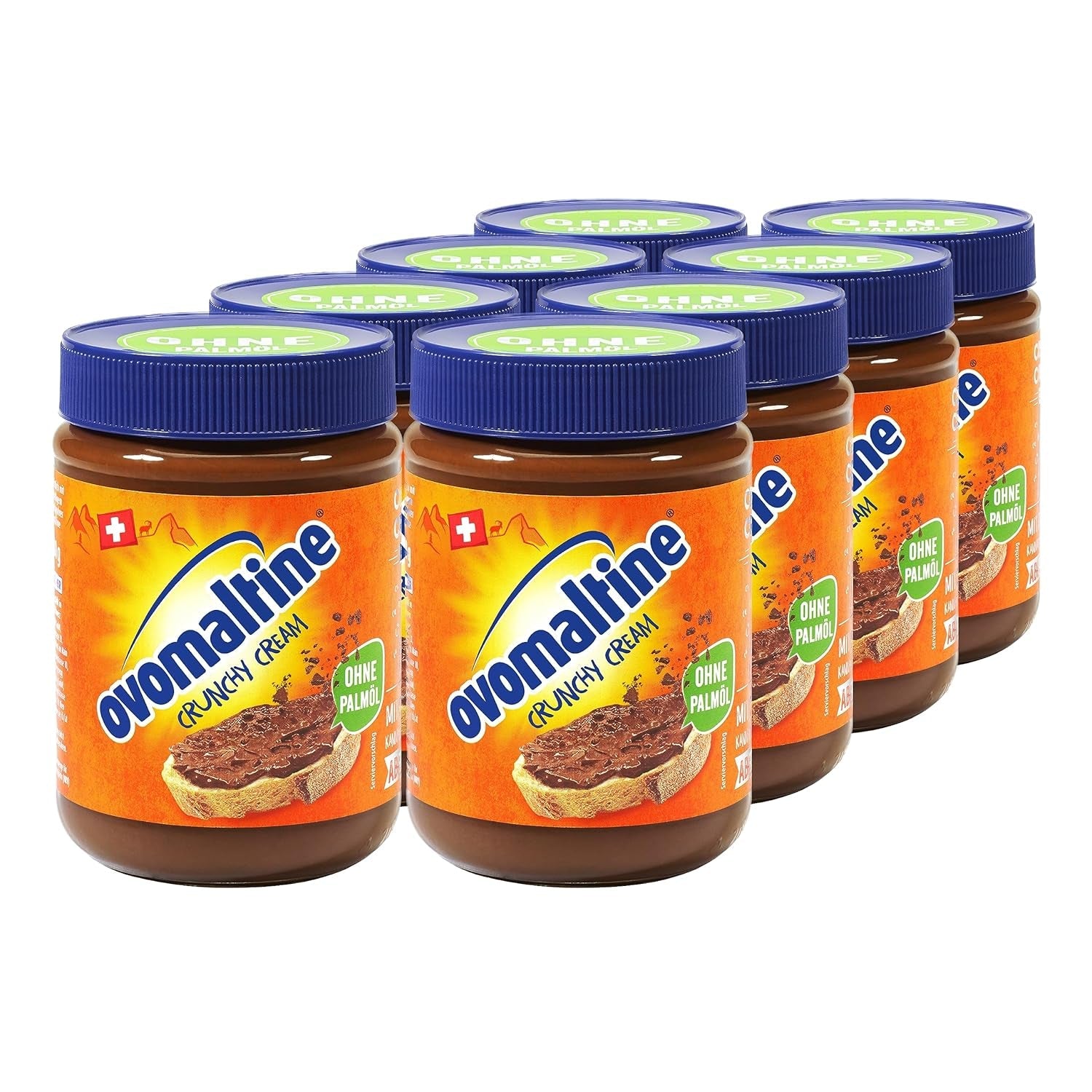 Ovomaltine OVO BREAK Wafer and Chocolate Bar - en sprød snack med den umiskendelige smag af vores populære Creme Crocante, naturligt uden palmeolie (4 x 39 g)