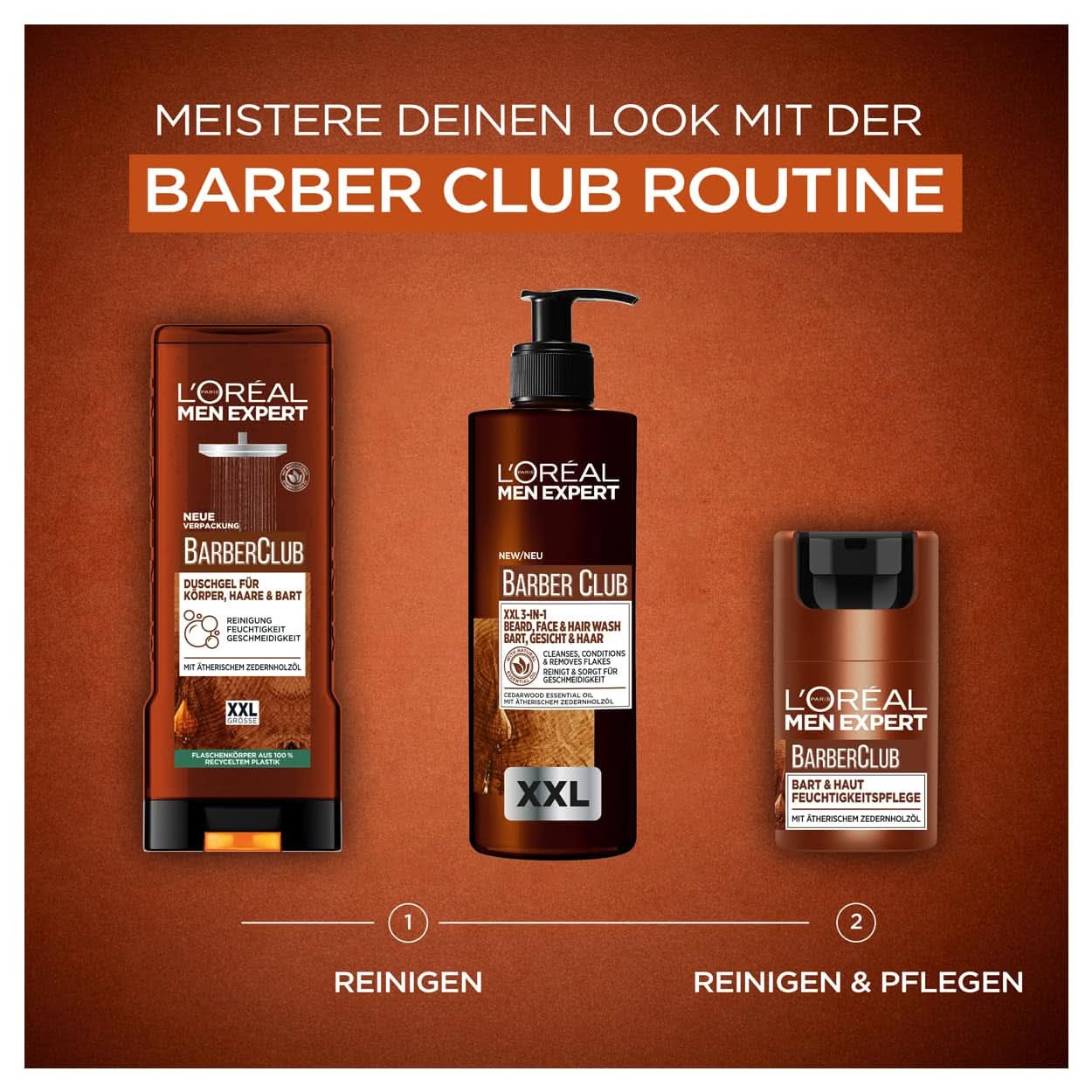 L'Oréal Men Expert XXL shower gel og shampoo til mænd, 400 ml Naty Shop