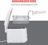 Alpina frituregryde 2.5L DF-165, 1800W - Justerbar temperatur op til 190°C Hvidevarer Naty Shop