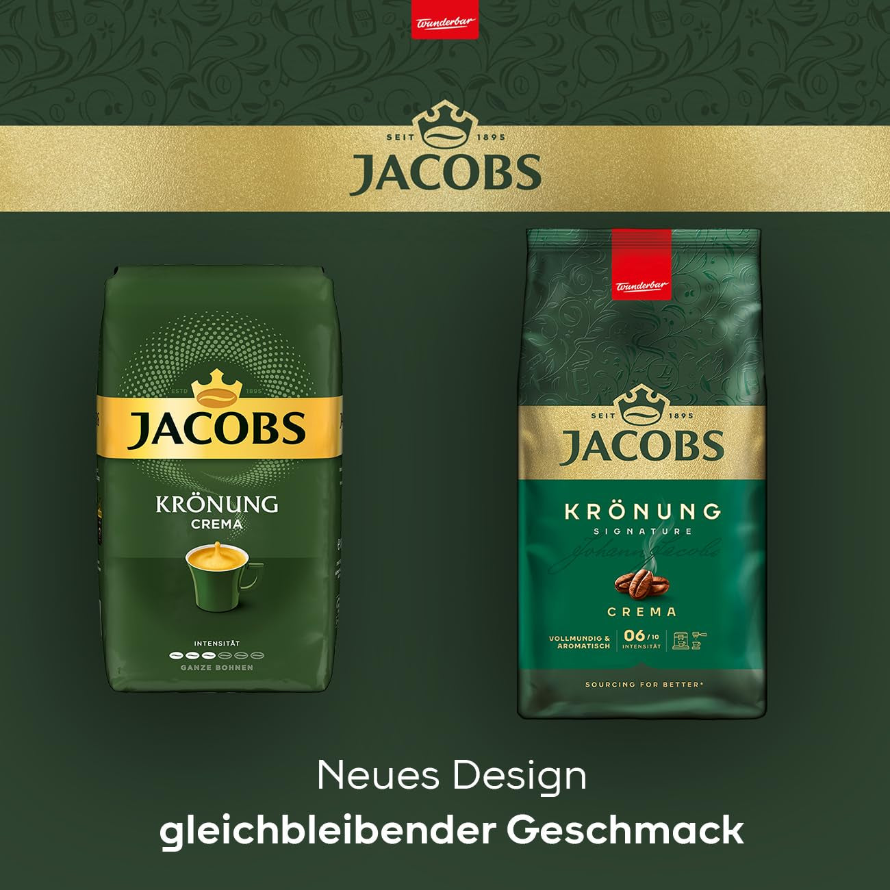 Jacobs Krönung Caffè Creme ganze Bohne, 1000 g