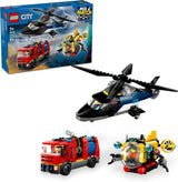 LEGO City helikopter, løvebil og ubåd kombisæt og 3 minifigurer - byggebare legetøjskøretøjer til drenge og piger fra 7 år - fødselsdags- og feriegave 60462 Byggesæt Besuche den LEGO-Store Standardtitel