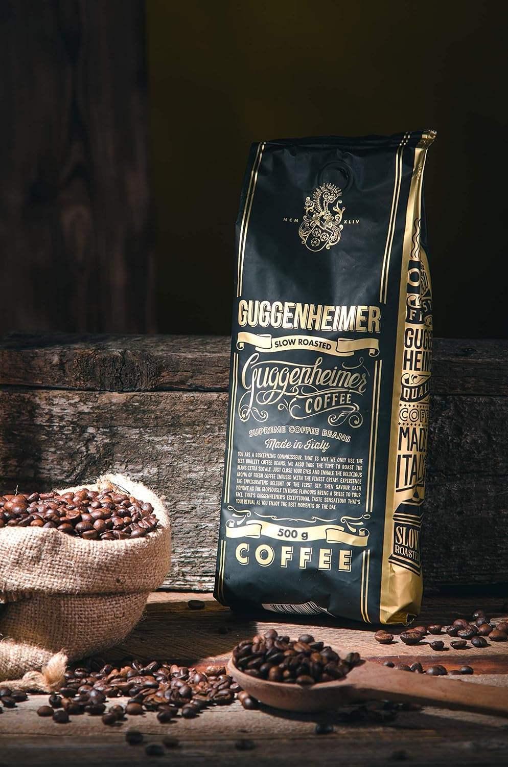 | Prøvepakke kaffebønner 1 kg | Supreme 500g og Gourmet Arabica 500g | Lav surhedsgrad | Fin creme | Den bedste espresso til fuldautomatiske maskiner | Kaffesmagningssæt