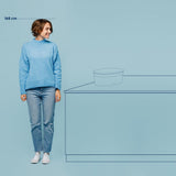 Kela brødkasse med ventilationshuller, keramisk brødkasse, SALENA, brødskål, hvid, 36,5 x 23,5 x 14 cm Madkasser Naty Shop