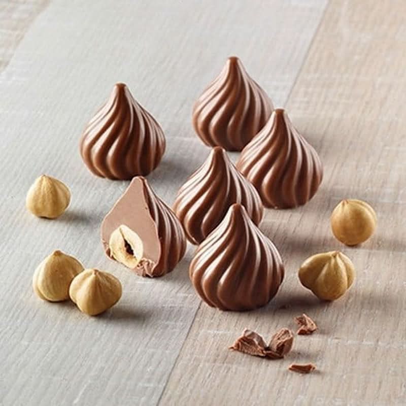 Silikomart 199384, 3D Chokoladeform Køkken Flame Naty Shop