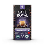 Café Royal Dark Chocolate Flavored 100 Kapseln für Nespresso Kaffee Maschine - 4/10 Intensität - UTZ-certifiziert, aus Aluminium & Lungo 36 Kapseln für Nespresso Kaffee Maschine - 4/10 Intensität