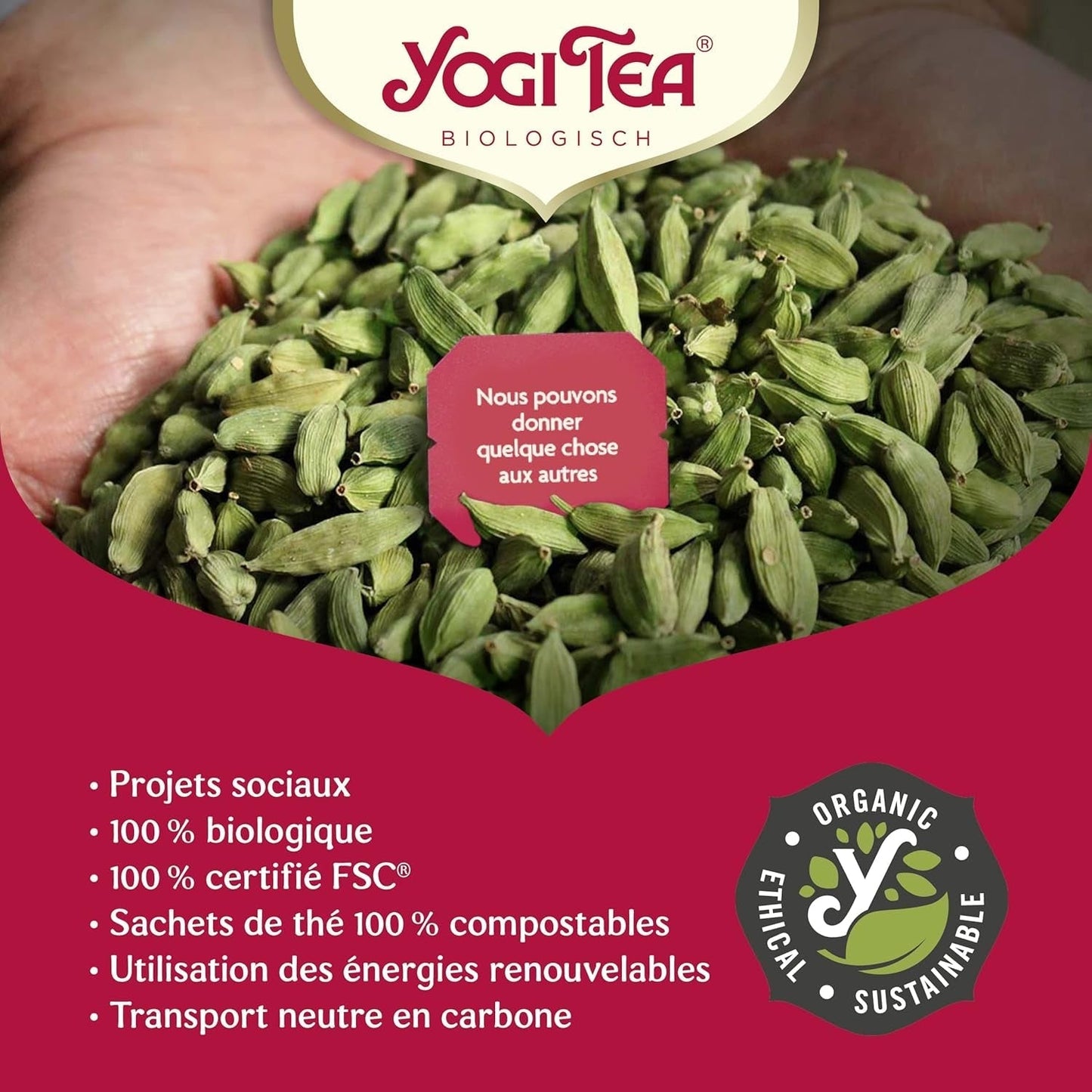 Yogi Tea - Kurkuma Chai Økologisk krydret ayurvedisk te Koffeinfri Gurkemeje Kanel Ingefær Blend Yogi Te Løs 8 x 90 g (720 g) Pakke Ideel gave