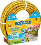 HOZELOCK - Tricoflex Ultraflex Slange Ø 12,5 mm (1/2") 20 M: Fleksibel haveslange, vejrbestandig, vrid- og bøjningsbestandig, lavet af 40 % genanvendt PVC [117002], gul