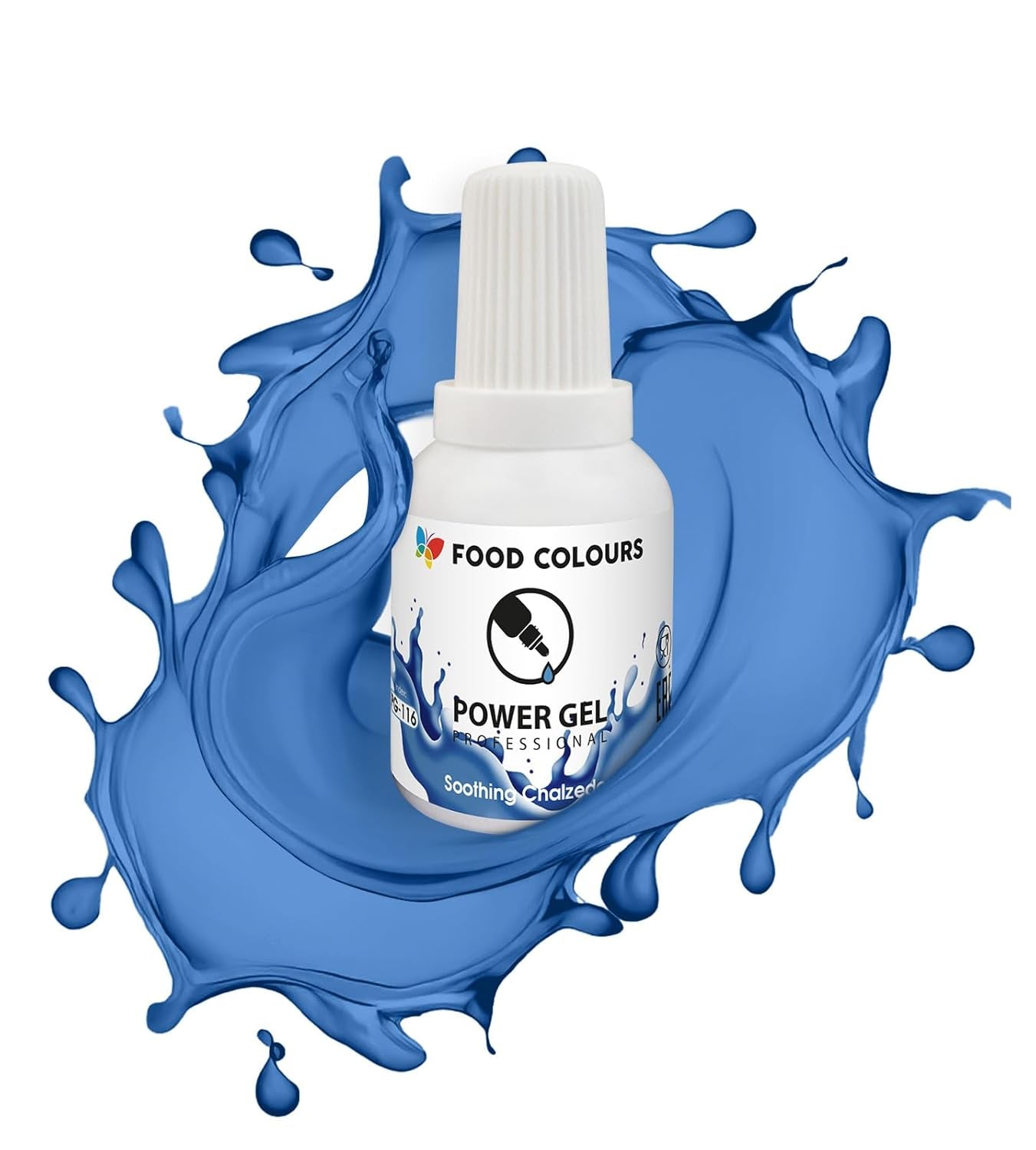 Gel madfarve, beige, champagnefarve, 20 g. Food coloring for a wide range of applications for decorating cakes, tarts, cream, sponge cake, royal icing, macarons.