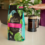 Cafe Quindio Gourmet - Special kaffe - 100% Arabica kaffebønner, Colombia, 250 g - ideel til portafiltermaskiner, fuldautomatiske maskiner, filterkaffe eller fransk presse