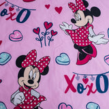 Disney Sengetøj, Minnie Mouse Pink Baby, 100 % bomuld Sengetøj med lynlås - Kids Naty Shop