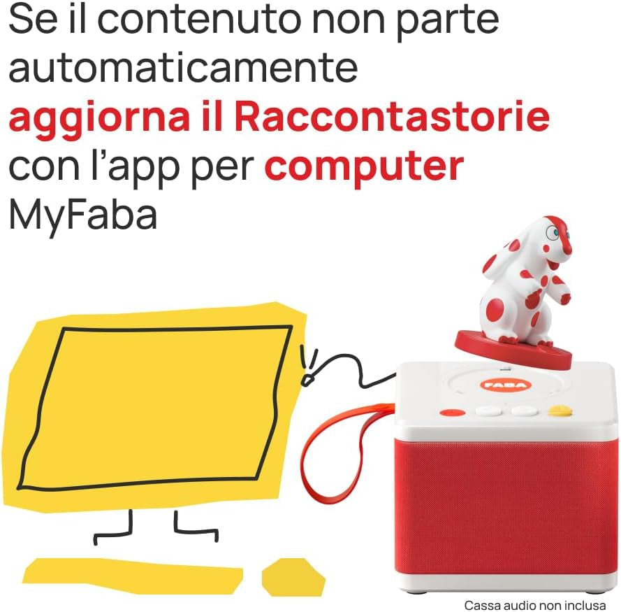 Lydfigur - Små historier fra Pimpa - Historier og lydeventyr for drenge og piger 1-3 år - Høres med historier og +, pædagogisk spil italiensk version Bebe Toys Naty Shop