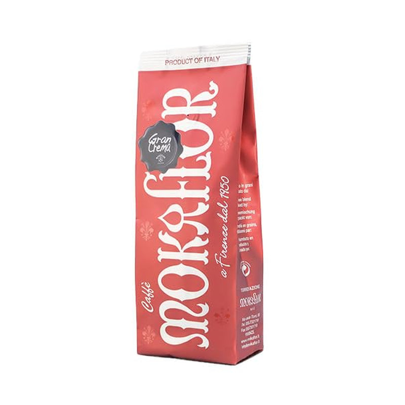 Miscela Gran Crema - Hele kaffebønner, 1000g - Let ristet kaffe, med en fyldig smag, stærk aroma og cremet konsistens - Ideel til fløde og hjemmebrug