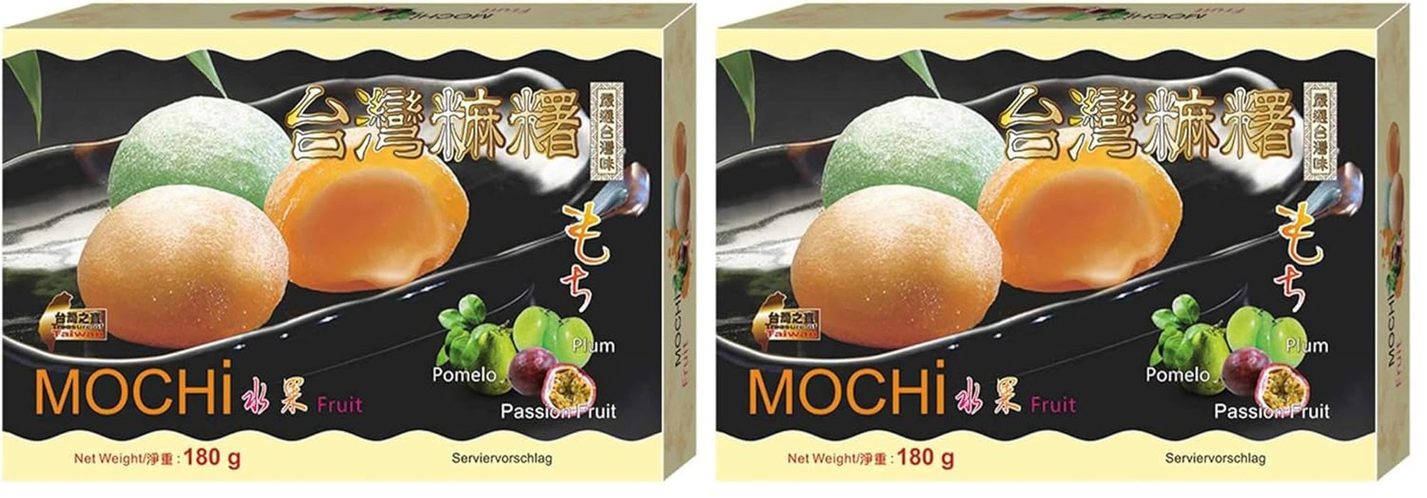 Mochi, frugtblanding, 1 x 180 g