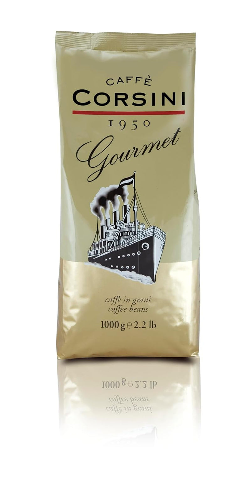 Caffè Corsini - Sæt Aromatische Kaffeebohnen Der Perfekte Morgen, Ausgewählter Kaffee, 2x500g + 1Kg Gesamtes Sæt 2Kg