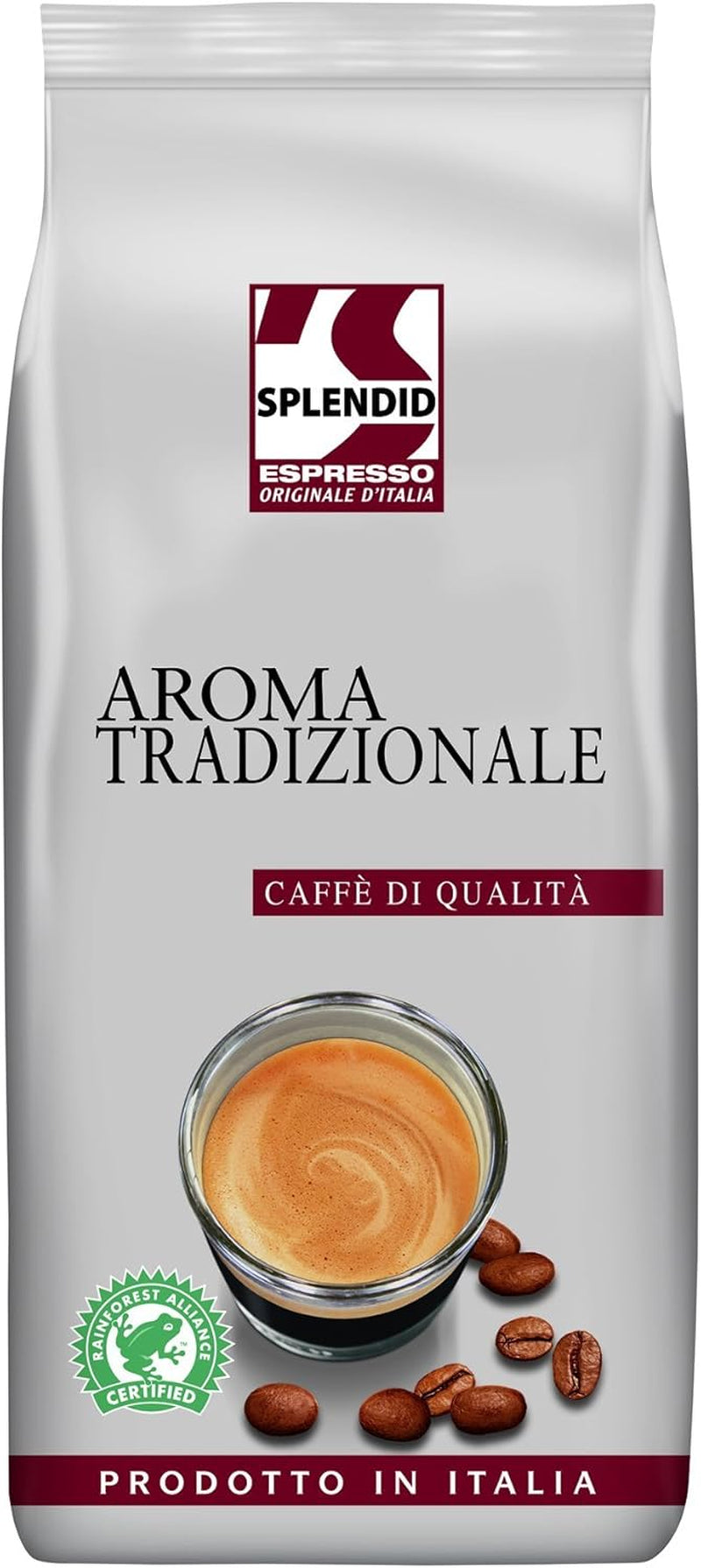 Traditionel Splendid Espresso smag, 8 x 1000 g = 8,00 kg