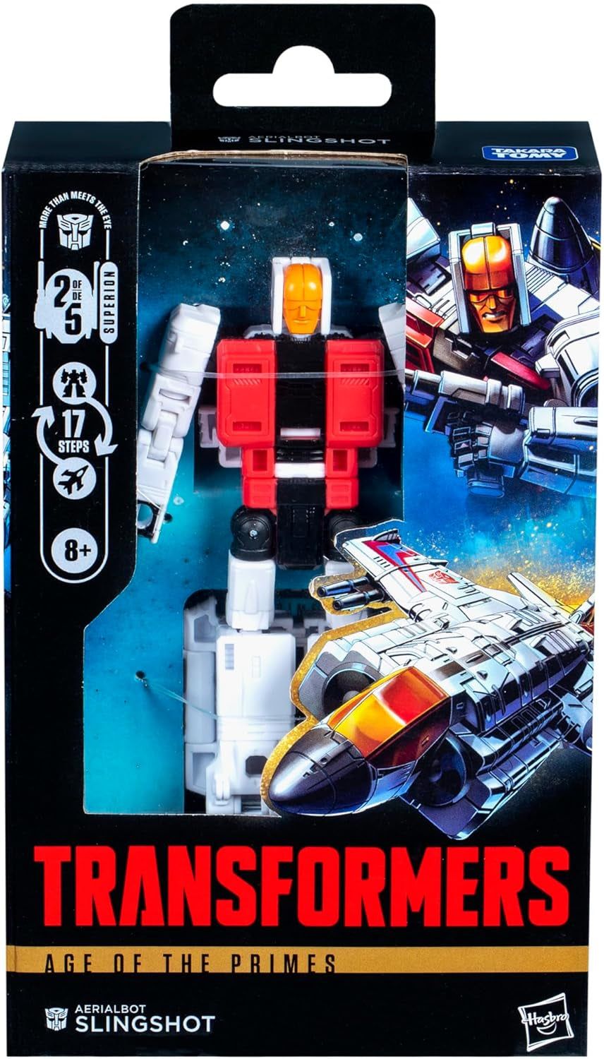Transformers Age of the Primes Deluxe-klasse Aerialbot Slingshot Actionfigur Actionfigurer Naty Shop