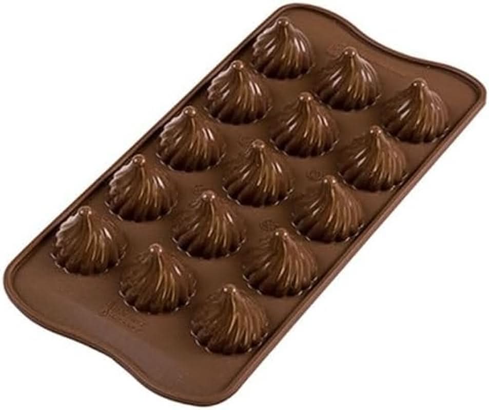 Silikomart 199384, 3D Chokoladeform Køkken Flame Naty Shop