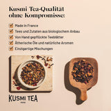 Kusmi Tea - Pakke med 2 - Jasmine Green Tea - Økologisk Jasmine Green Tea Blend - 100% økologisk grøn te - Kan indtages varm eller kold - 2X20 teposer