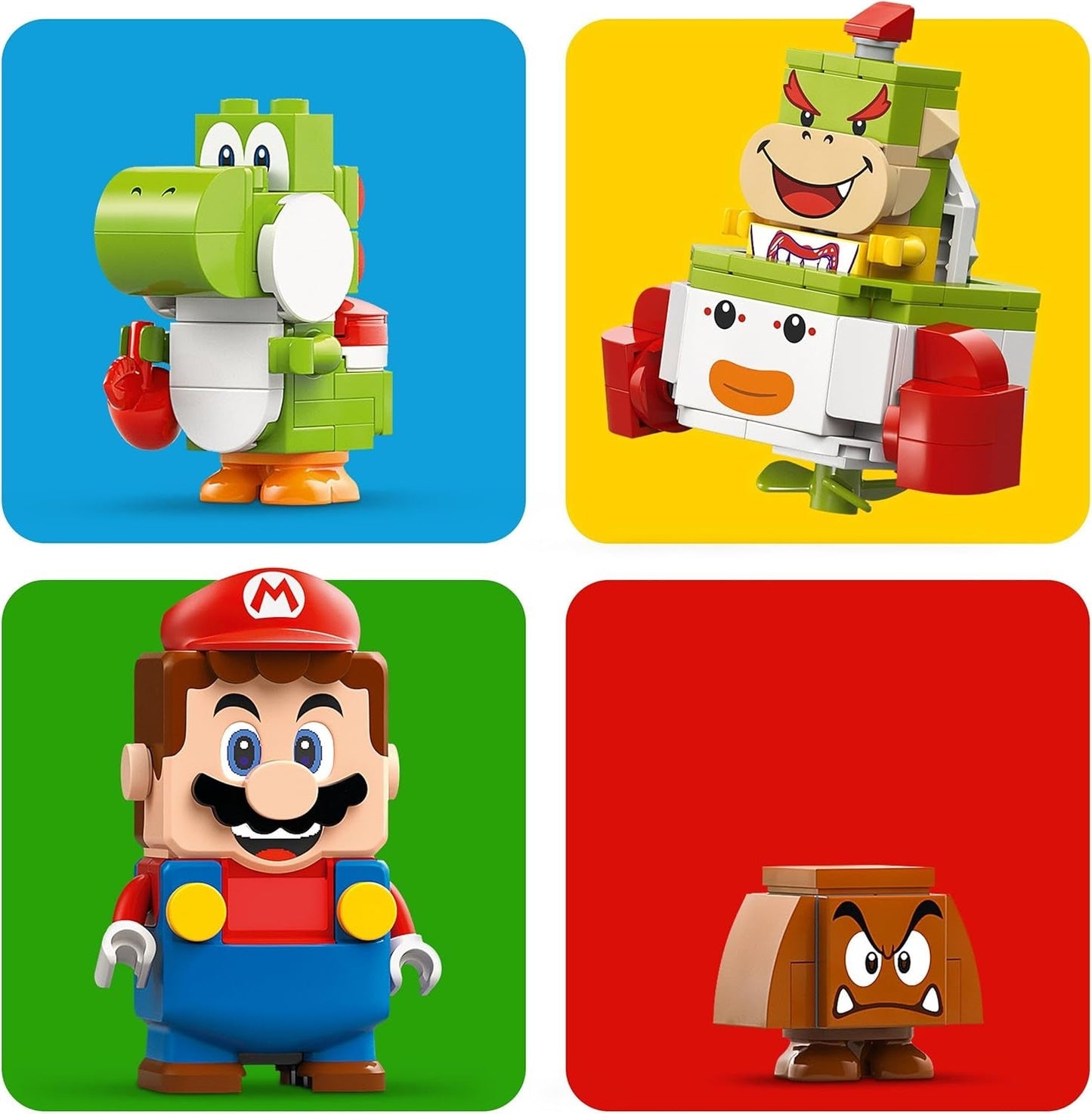 LEGO Super Mario Adventure med interaktiv Mario, Junior klovnevognssæt, Toy Yoshi, Nintendo-gave til drenge, piger og spillere fra 6 år og opefter 71439 byggesæt Besuche den LEGO-Store