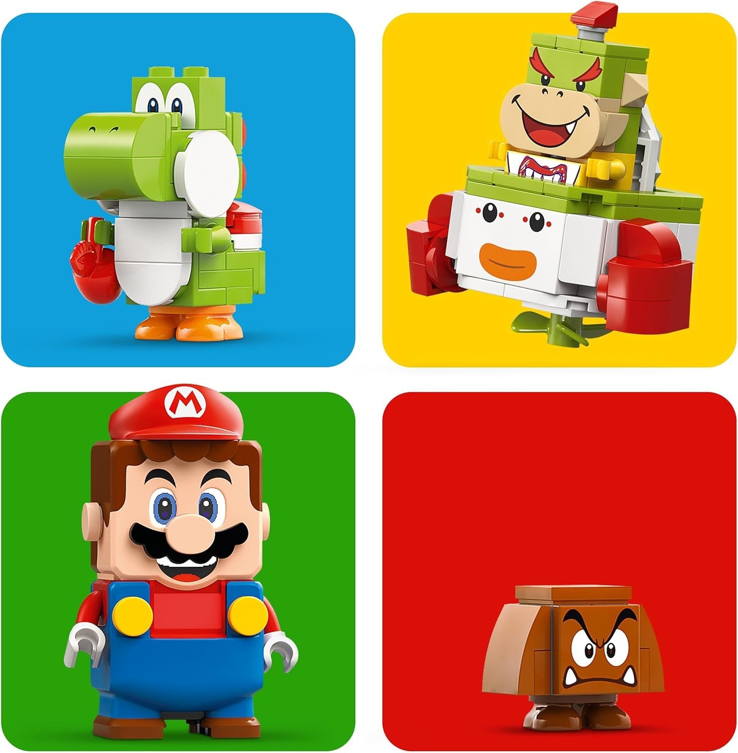 LEGO Super Mario Adventure med interaktiv Mario, Junior klovnevognssæt, Toy Yoshi, Nintendo-gave til drenge, piger og spillere fra 6 år og opefter 71439 byggesæt Besuche den LEGO-Store