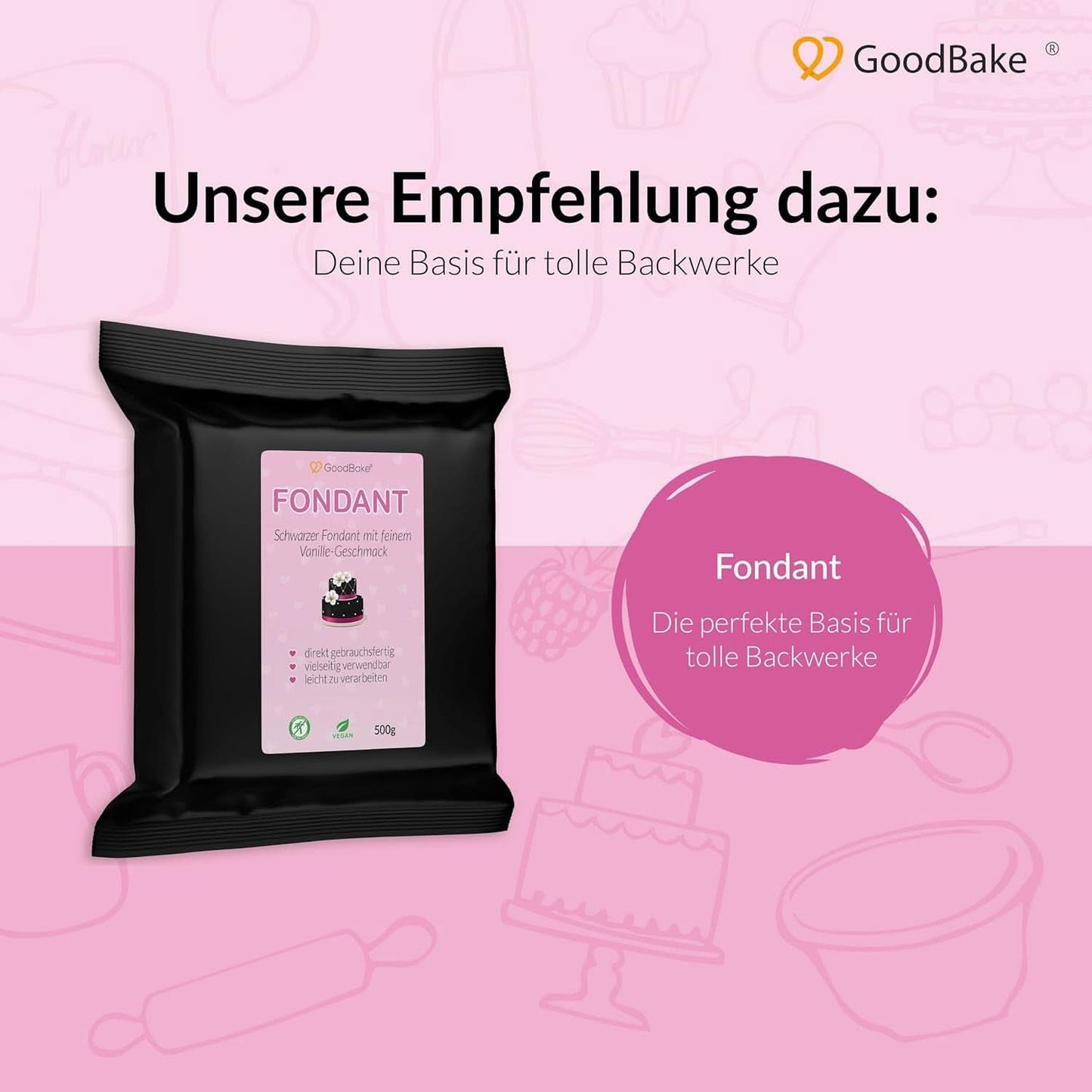 Goodbake Happy Glitter Gold - Spiselig madglitter, 10 gram Glitter Naty Shop