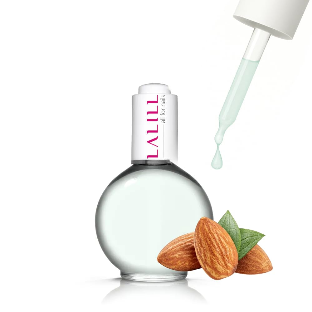 LALILL Nail Cuticle Oil 75Ml - Himbeere Nagelpflegeöl - Nagelöl Pflege Für Nägel Nagelhaut - SPA Maniküre Naildesign Hände - Vegansk - With Pipette