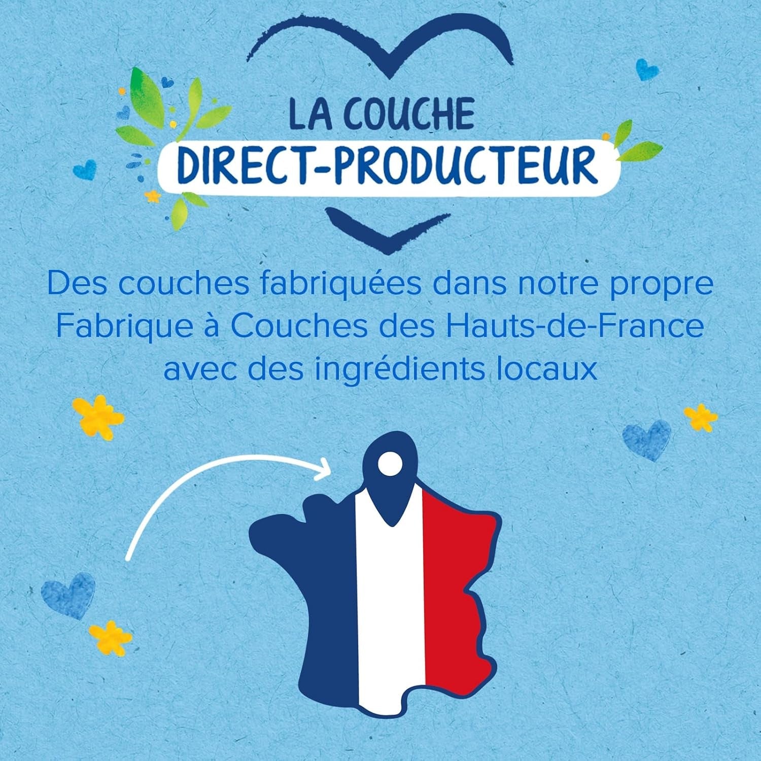 - Ökologische Diadeln, Größe 2 (3-6 kg) – natürlicher Ursprung, ohne Schadstoffe – 12 Stunden trocken, extrem saugfähig – hermestellung i Frankreich – 150 Einwegdiadeln – Pakke 1 måned