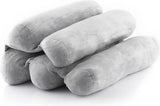 Innovagoods® 5-modul multifunktionel ergonomisk rørpude, foldbar, robust og holdbar, fløjlsdesign, bomuld/Pp-materiale, ideel til kontor, hjem, fjernarbejde, bil. Naty Shop standard puder Standard titel