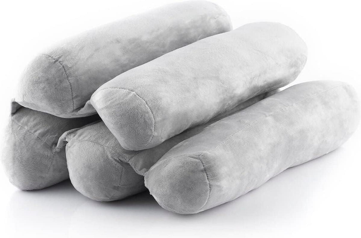 Innovagoods® 5-modul multifunktionel ergonomisk rørpude, foldbar, robust og holdbar, fløjlsdesign, bomuld/Pp-materiale, ideel til kontor, hjem, fjernarbejde, bil. Naty Shop standard puder Standard titel