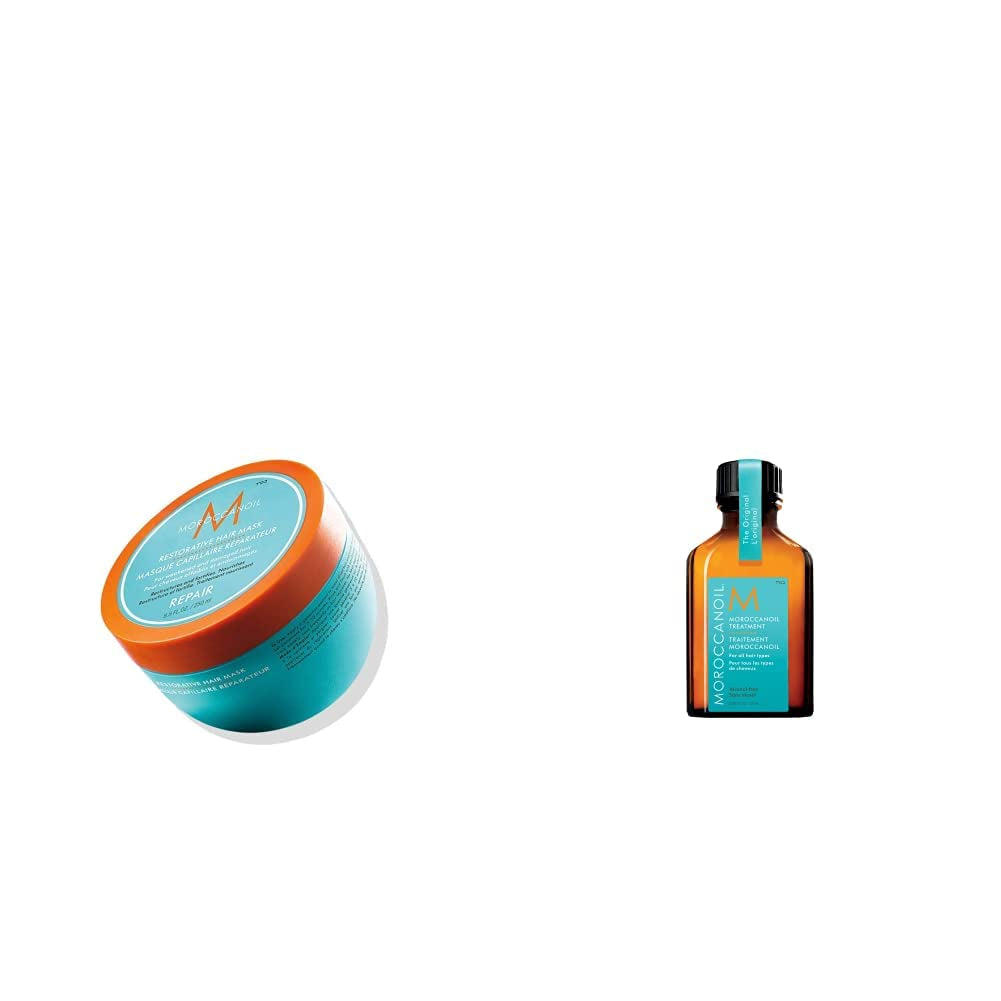 Moroccanoil hårstyrkende maske Naty Shop hårmaske 250 ml (1 pakke) Original behandlingspakke 25 ml